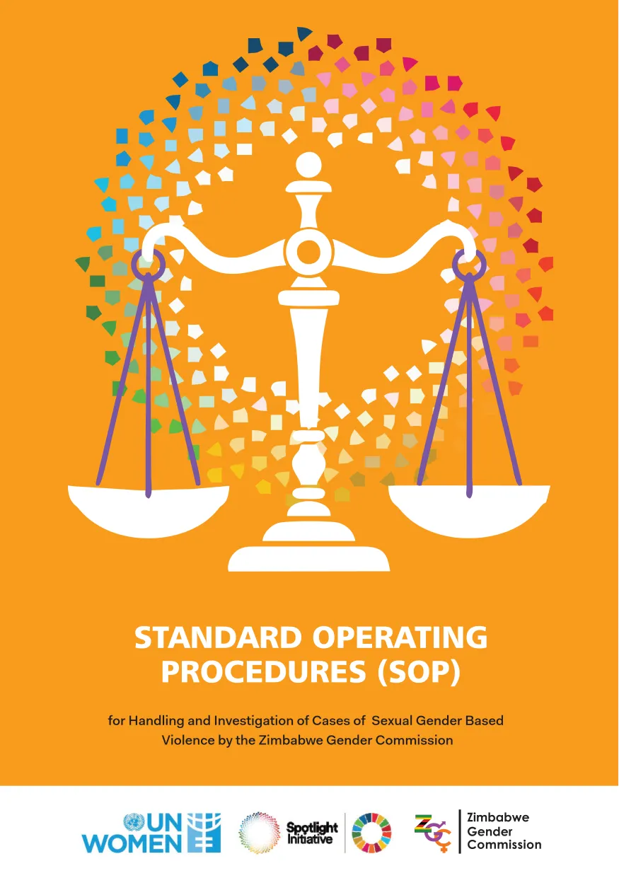 Standard Operating Procedures for Handling and Investigating Cases of Sexual and Gender-Based Violence (SGBV)