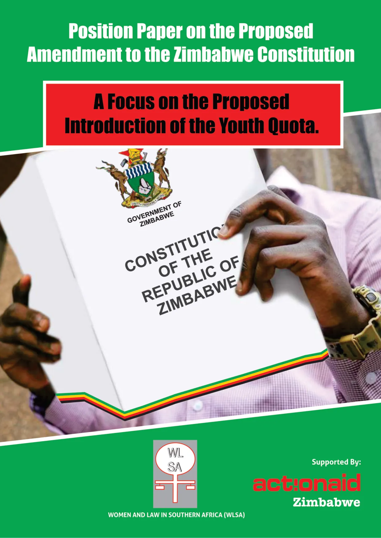 A Focus on the Proposed Introduction of the Youth Quota: Position Paper on the Proposed Amendment to the Zimbabwe Constitution